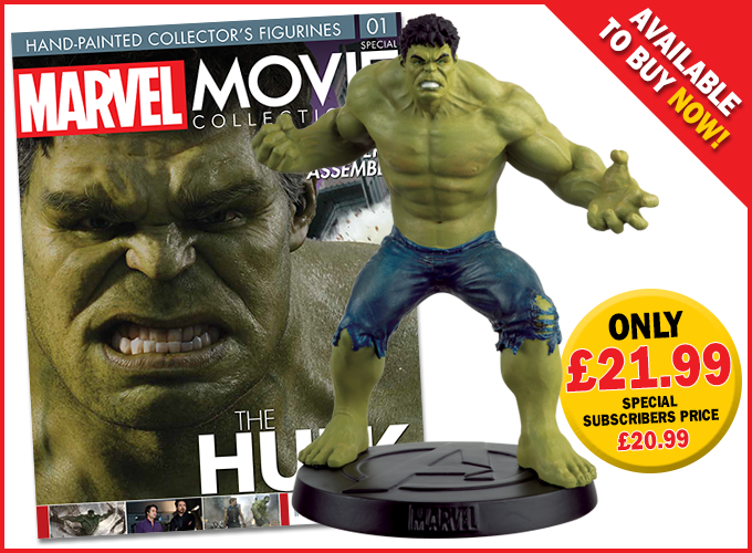 The Hulk - Eaglemoss Marvel Movie Collection List (680x500), Png Download