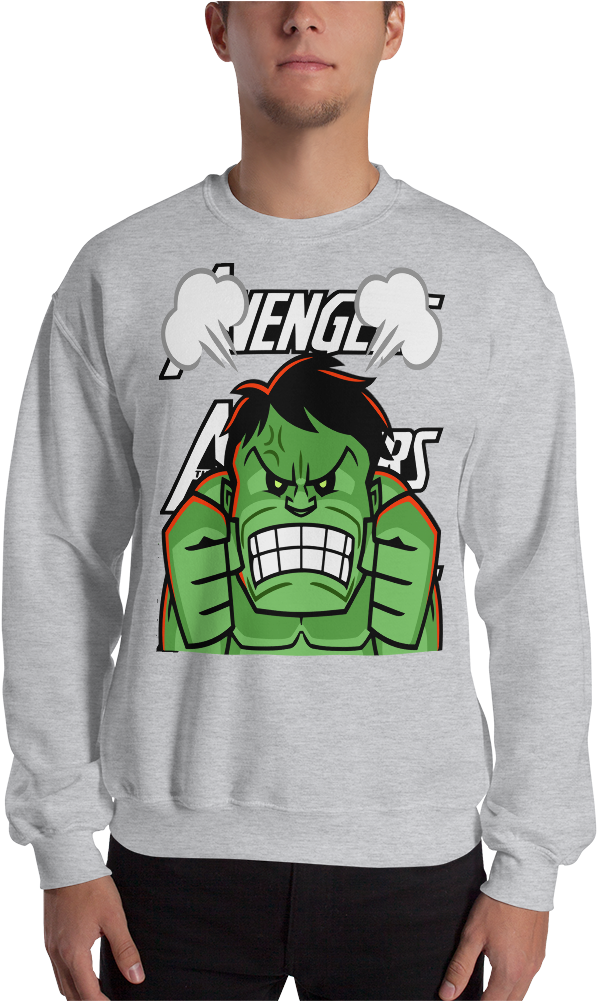 Hulk 02 The Avengers Marvel Superheroes Comics Cartoon - Take The L (1000x1000), Png Download