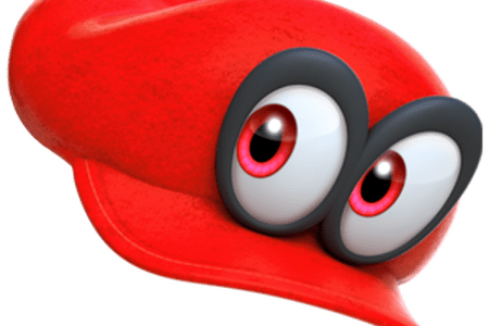 Cappy Mario Face Paint - Cappy Hat Png (450x300), Png Download