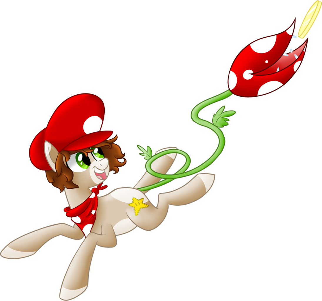 Ruby Hooves, Crossover, Dead Source, Mario, Nintendo, - Piranha Plant (1095x1024), Png Download