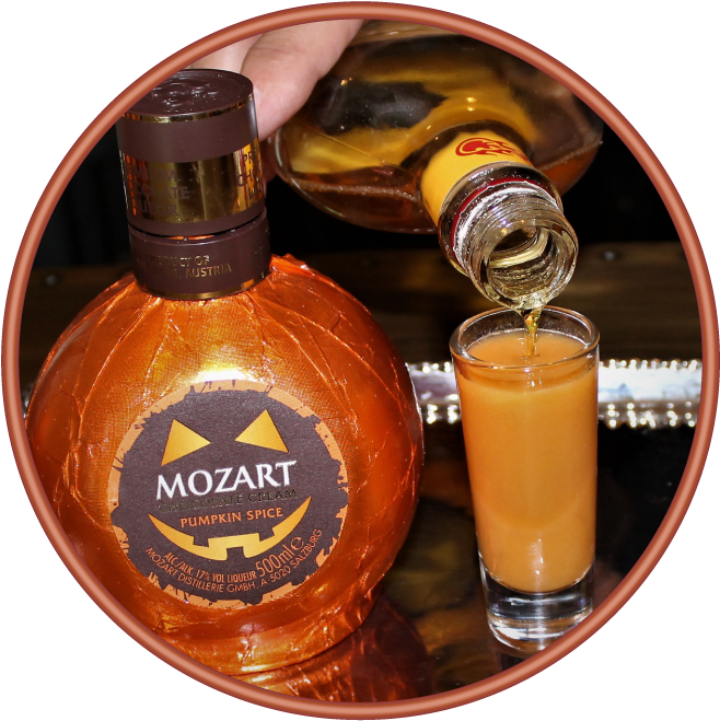 Mozart And Fireball- I Don't See How Anything Could - Mozart Pumpkin Spice Liqueur (685x675), Png Download