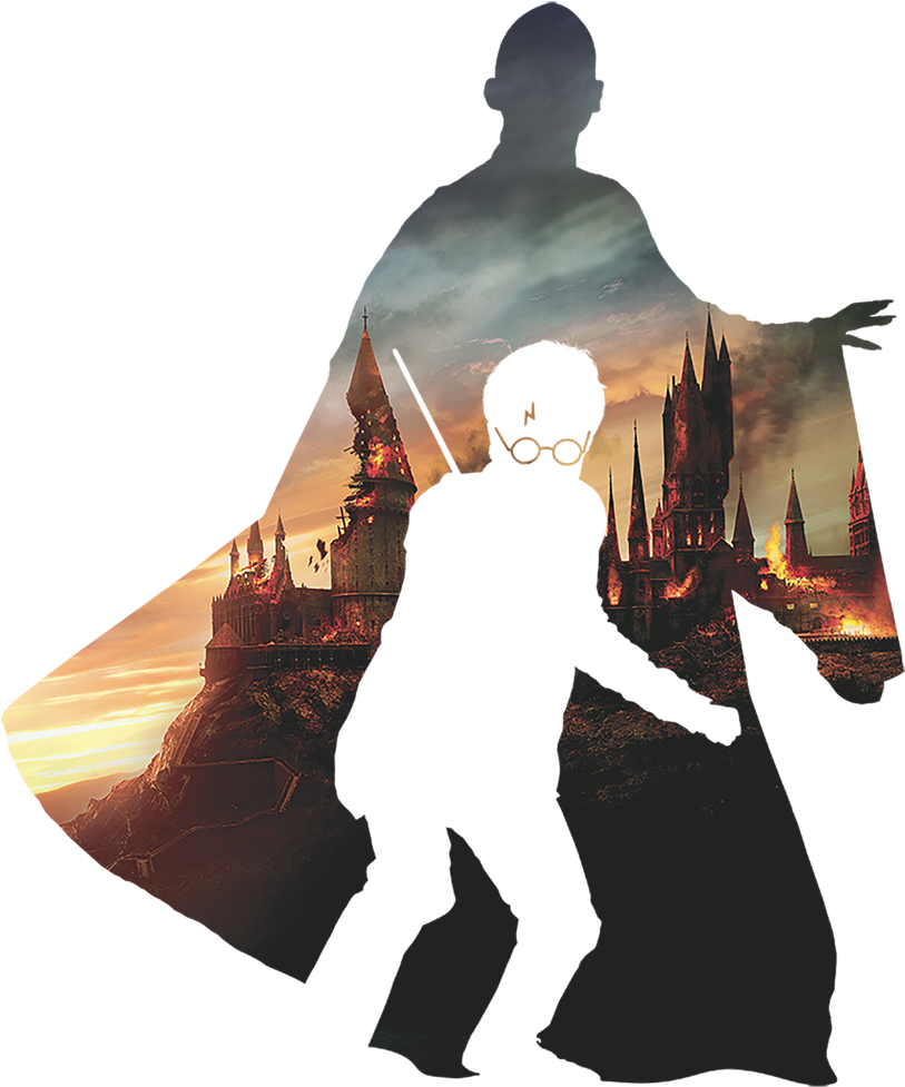 Harry Potter Voldemort Looms Kid's T-shirt - Harry Potter And The Deathly (900x1043), Png Download