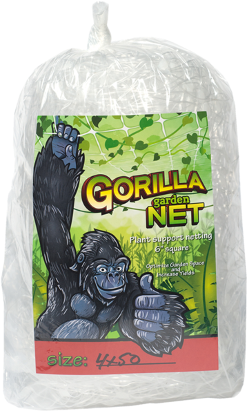 Gorilla Garden Trellis Netting 4' X - Garden (600x600), Png Download
