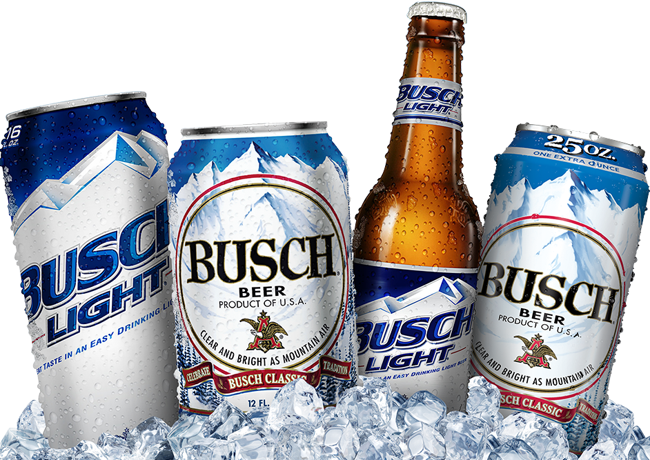 Domestic Beer - Busch Beer - 12 Pack, 12 Fl Oz Cans (942x667), Png Download