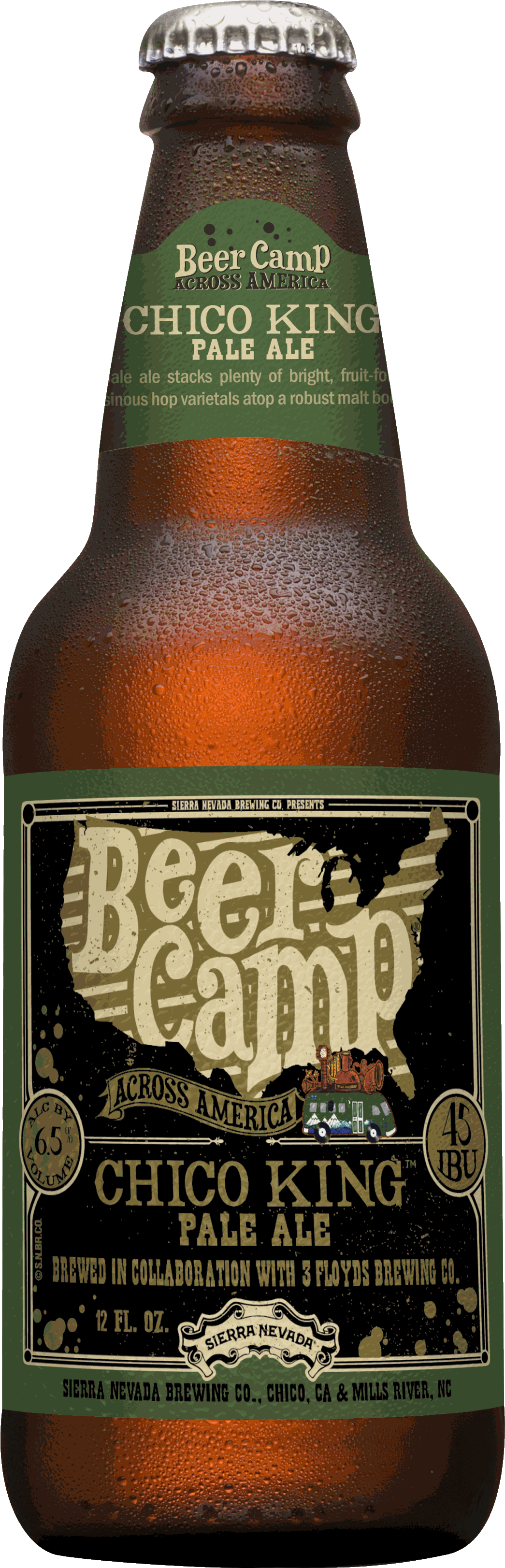 Sierra Nevada Beer Camp Chico King Collab W 3 Floyds - Sierra Nevada Tumbler Autumn Brown (2278x3430), Png Download