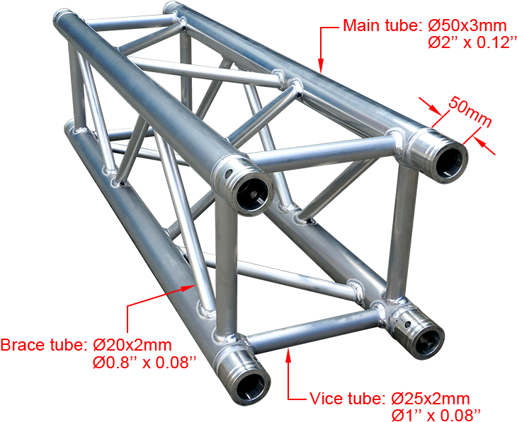 Moving Head Light Truss Stand Dj Booth Trussing Stand Truss Full Size Png Download Seekpng