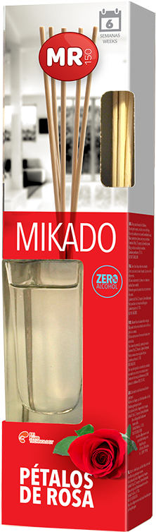 Mr150 Air Freshener Sticks 37 Ml Rose Petals - Ambientador Mikado Frutos Rojos 37 Ml (800x800), Png Download