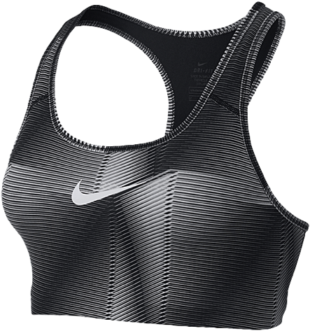 Nike Pro Swoosh Bra - Bra (500x500), Png Download