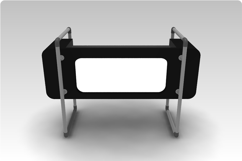 Zwarte Dj Booth Voorzien Van Verlichting, In Elke Kleur - Coffee Table (1046x546), Png Download