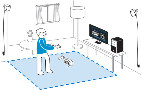 Htc Vive Tracking (500x321), Png Download