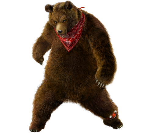 Tekken 7 - Weebly - Com - Tekken Tag Tournament 2 Kuma (481x433), Png Download