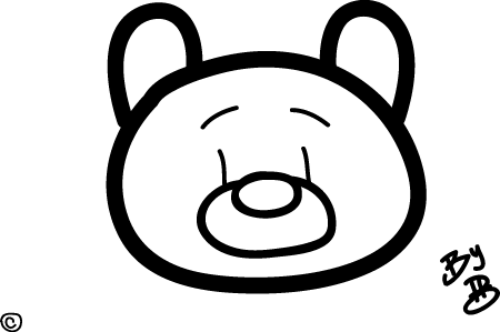 Bearbearbw - Coloring Book (450x299), Png Download