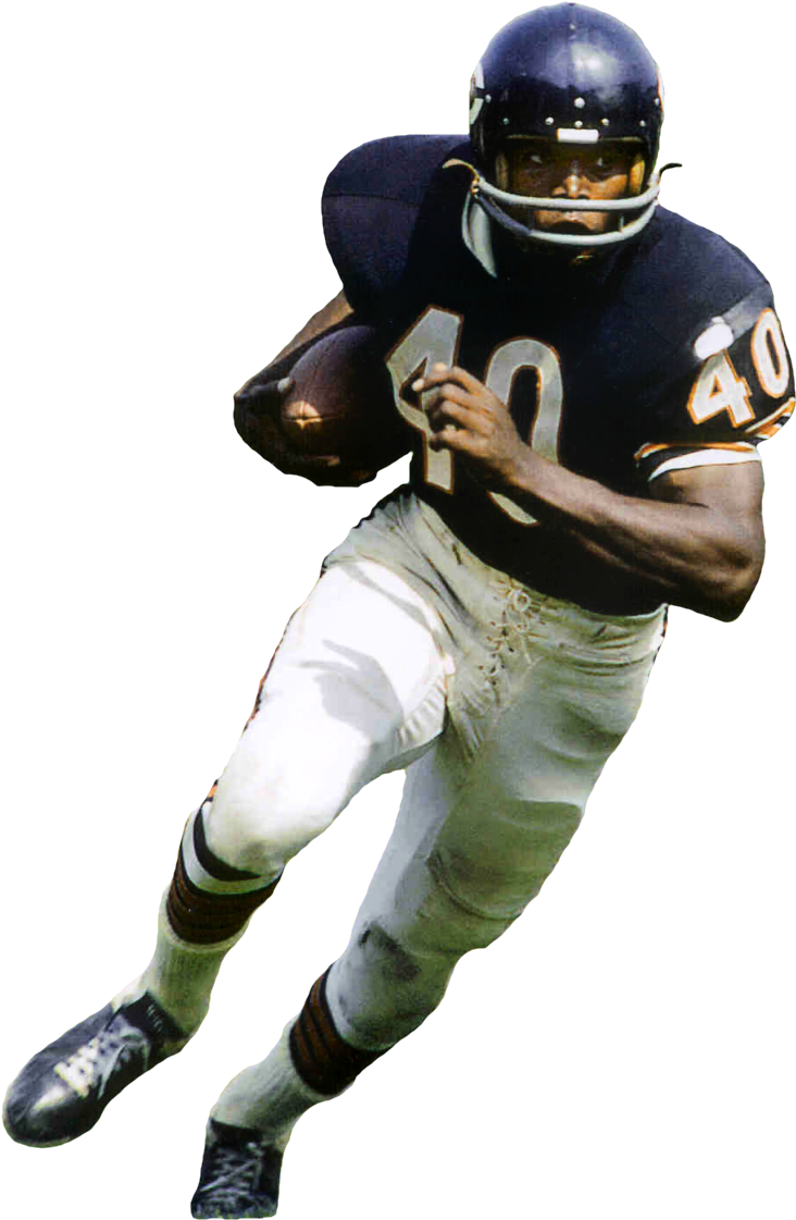Chicago Bears - Gale Sayers - Print: Gale Sayers Chicago Bears Autographed (793x1133), Png Download