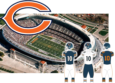 Chicago Bears Opponent Of The Tampa Bay Buccaneers - Soldier Field (463x334), Png Download