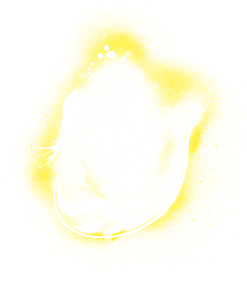 Diver And Mermaid Yellow Glow - Still Life (799x944), Png Download