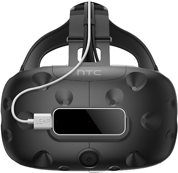 Leap Motion Htc Vive Mount - Htc Vive Controller Accessories (656x614), Png Download