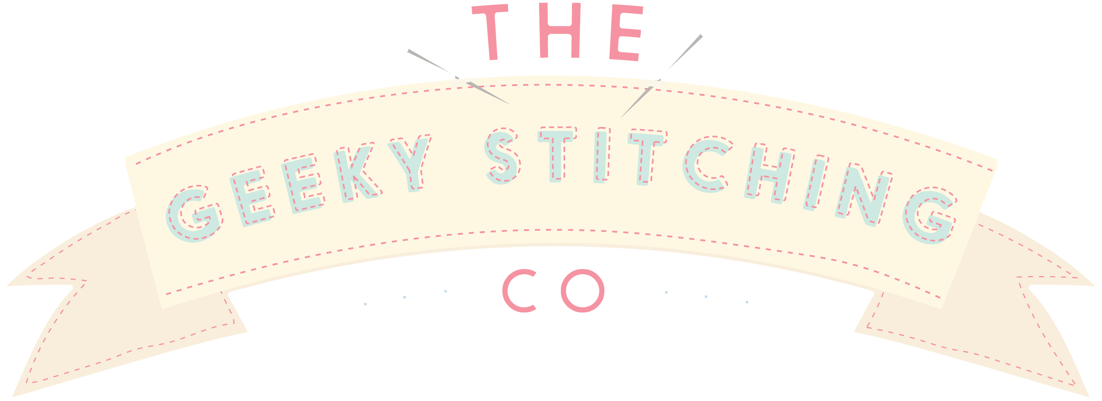 The Geeky Stitching Company - Company (3740x1361), Png Download