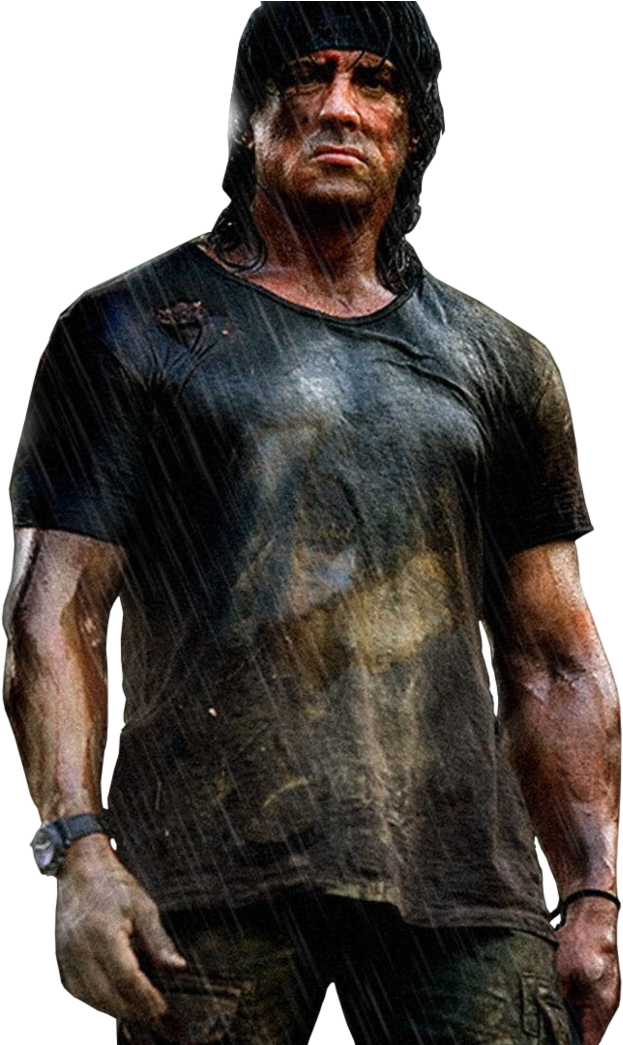 Rambo Png - Sylvester Stallone Rambo (764x1044), Png Download