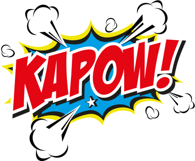 Kapow Png - Ka Pow (783x550), Png Download