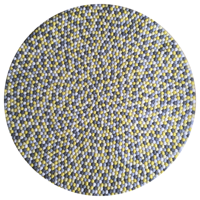 Felt Ball Rug - Carpet (640x640), Png Download