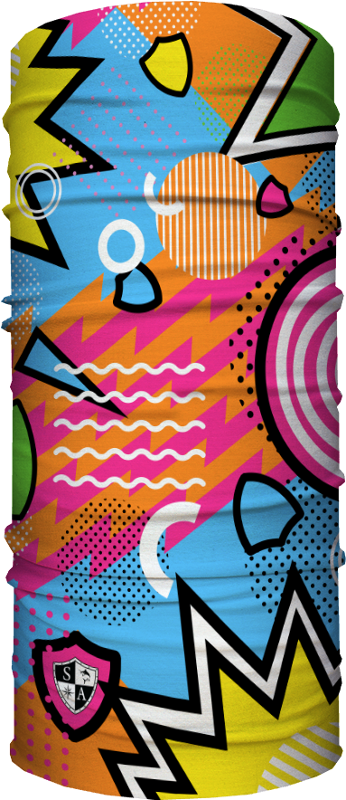 Usa Skull - Explosion - Kapow - Scarf (1000x1000), Png Download
