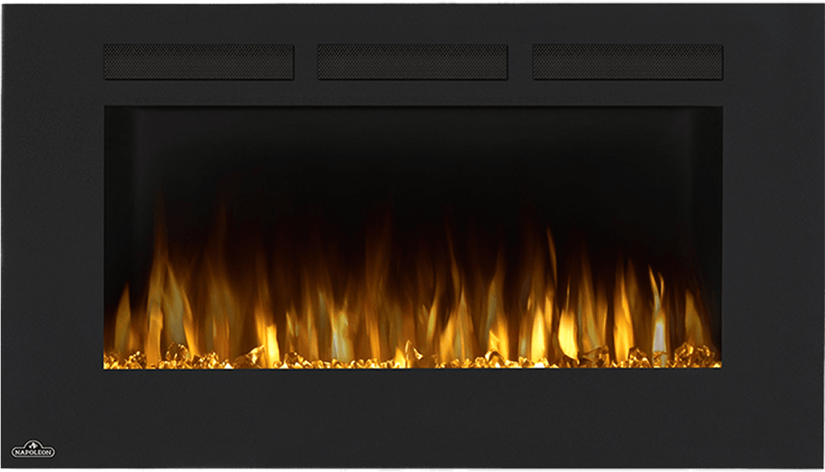 Napoleon Allure Wall Hanging Electric Fireplace - Allure? Wall Mount Electric Fireplace Napoleon (1200x1200), Png Download