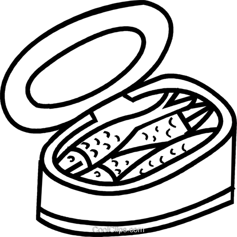 Canned Fish Royalty Free Vector Clip Art Illustration - Clip Art (480x480), Png Download