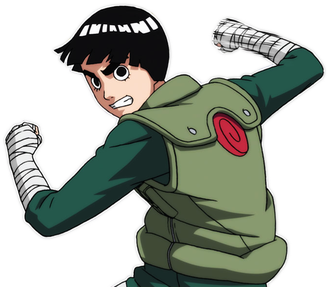 Rock Lee Naruto Png Banner Royalty Free Download - Rock Lee Render (752x645), Png Download