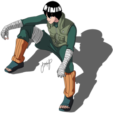 Rock Lee By Gomon87 - Naruto Rock Lee Grown Up (400x375), Png Download