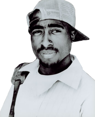 Tupac Shakur (325x400), Png Download