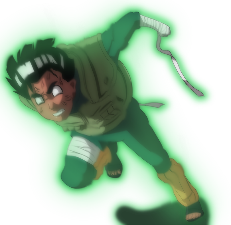 Rock Lee 8 Gates Shippuden - Rock Lee (810x788), Png Download