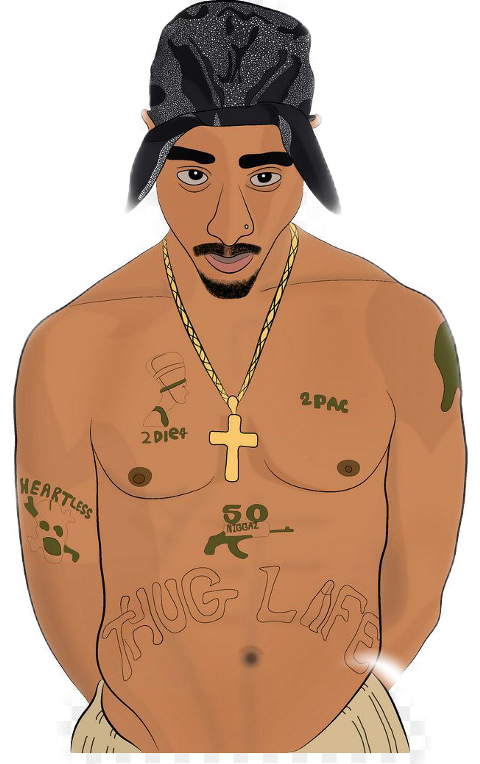 2pac Png (480x764), Png Download