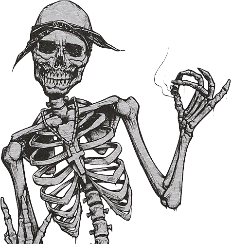 Transparent Tupac Skeleton Not My Art, Just My Edit - 2pac Skeleton (500x500), Png Download