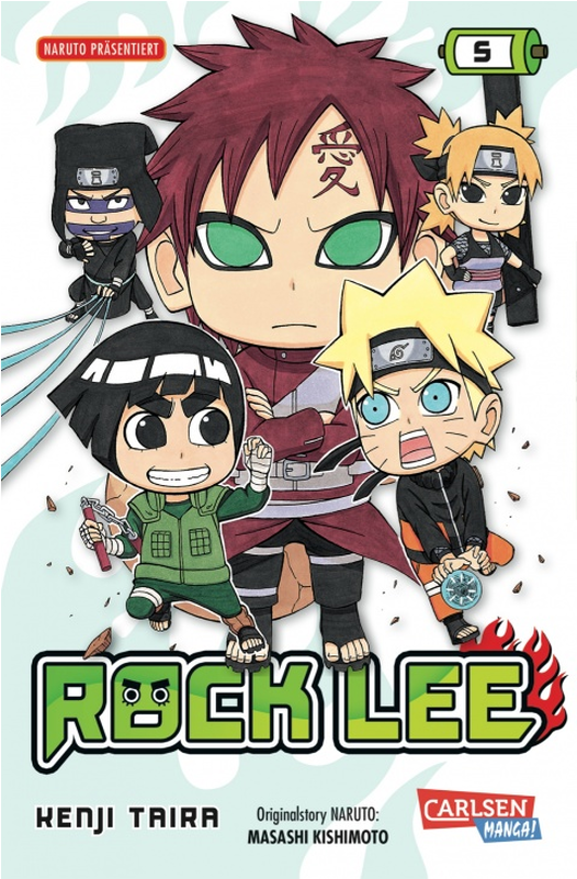 Rock Lee - Rock Lee Les Péripéties D Un Ninja (400x400), Png Download