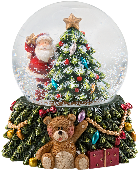Teddies Christmas Dreams Snow Globe - Snow Globe (750x750), Png Download
