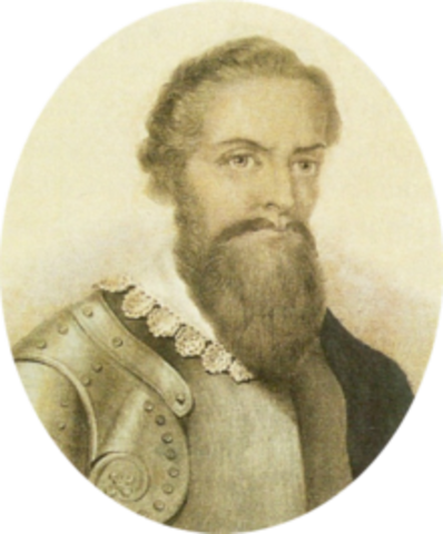 Pedro Álvares Cabral Sights Brazilian Coast On Voyage - Fernao Alvares Cabral (398x480), Png Download