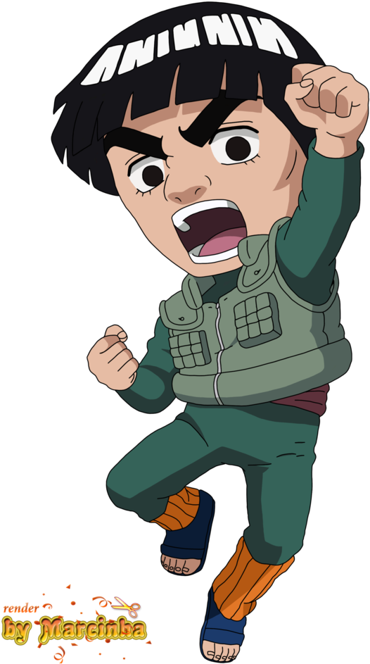 Saulo Gomes On Pinterest - Might Guy Chibi (755x1057), Png Download