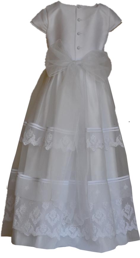 First Communion Dress Sara - Cocktail Dress (683x1024), Png Download