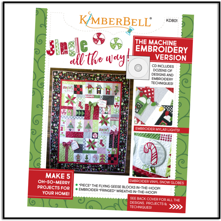 Jingle All The Way Embroidery Pattern Cd (740x740), Png Download