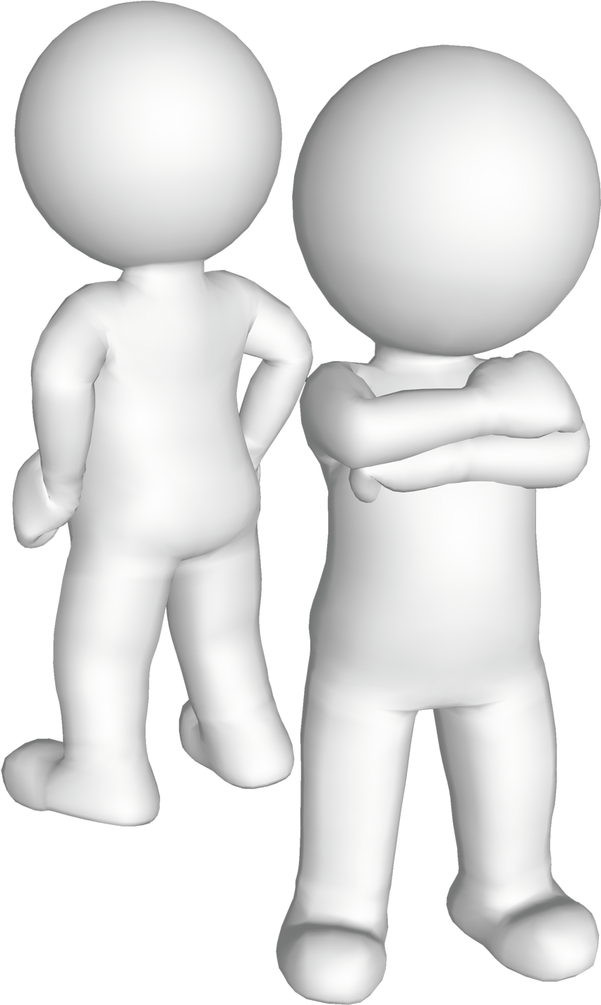 Man Back To Back - Child (1500x1500), Png Download