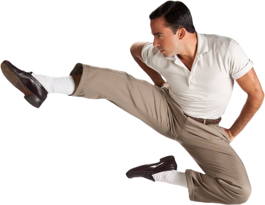 Office Worker Ballet Kick - Karate Mormon (954x960), Png Download