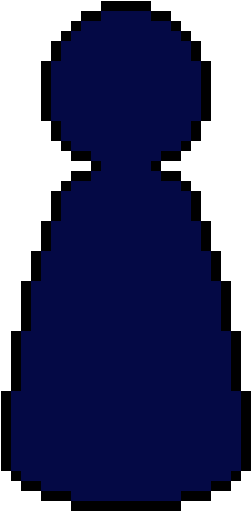 River Man Back Sprite - Super Hero Pixel Art (430x640), Png Download