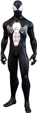 It Later Returned When Spider Man Went After Kingpin - Spiderman Black Suit Cosplay (300x420), Png Download
