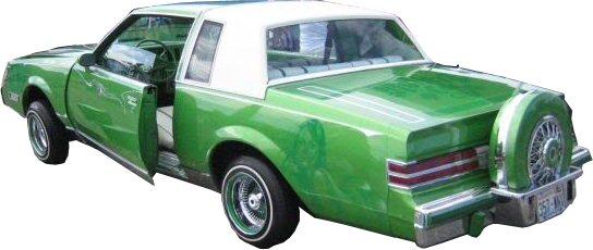 Post Pics Of Wrapped Frames 2012 08 01 2door - Lowrider Green Buick Regal (544x230), Png Download