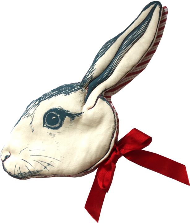 Animalesque Off-white Rabbit - Domestic Rabbit (960x720), Png Download
