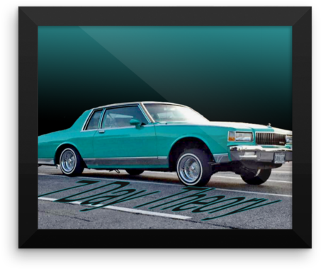 7 Day Theory Lowrider Framed Poster - Rolls-royce Silver Spirit (600x600), Png Download