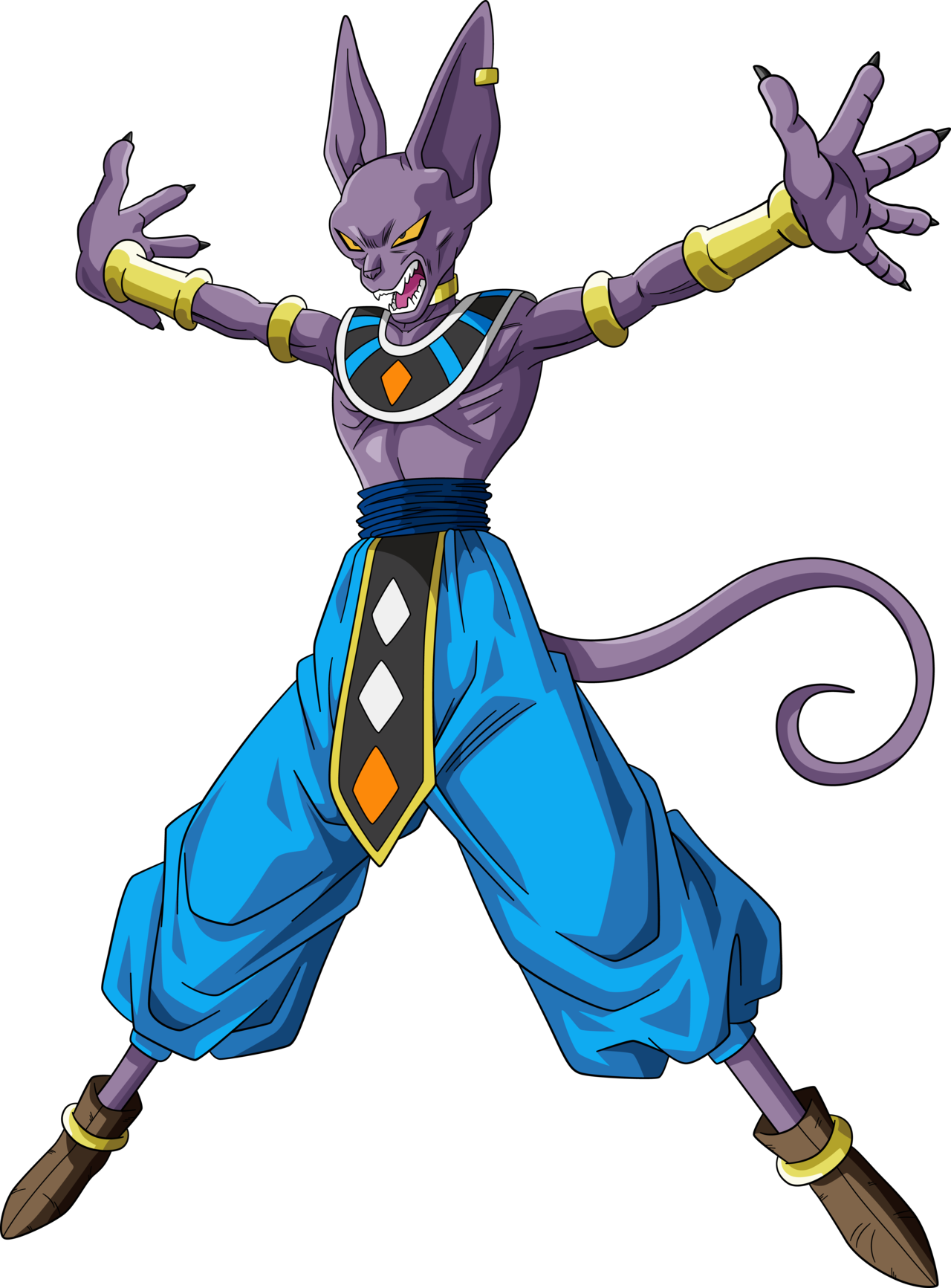 Beerus - Dessin Dragon Ball Z Beerus (1280x1733), Png Download