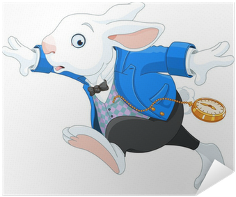 White Rabbit Running (400x400), Png Download