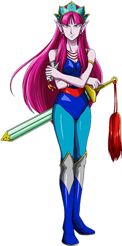 Melee Es Una Demonio Mitad Humana Que Habita En El - Dragon Ball Lady Melee (426x568), Png Download
