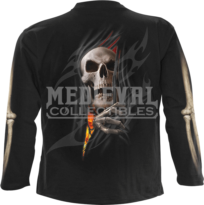Item - Women's Spiral Wolf Soul Longsleeve T-shirt (850x850), Png Download